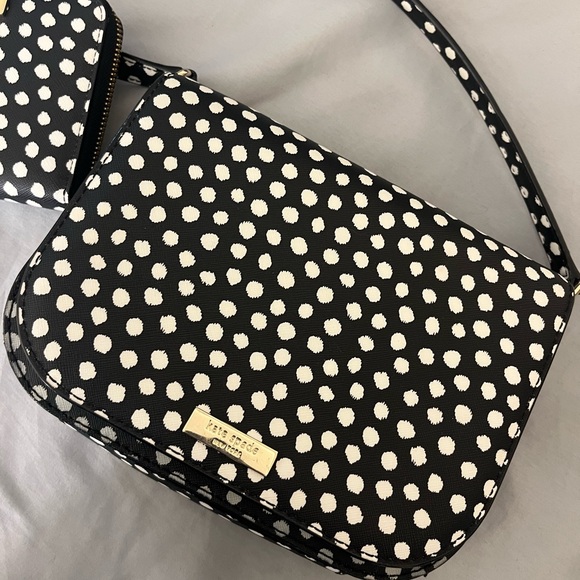 SOLD Kate spade black/white purse and wallet - Picture 13 of 14